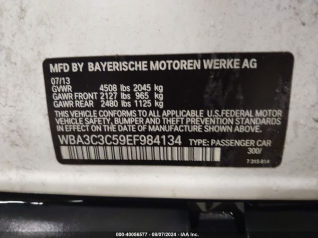 WBA3C3C59EF984134 BMW 320i Xdrive