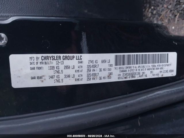 2C4RDGBG9ER261266 Dodge Grand Caravan Avp/se