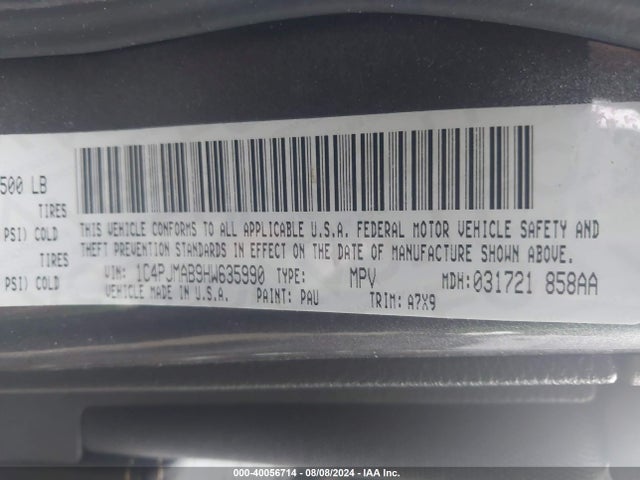 1C4PJMAB9HW635990 Jeep Cherokee Altitude 4x4