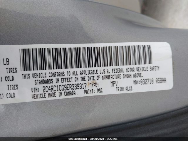 2C4RC1CG9ER339317 Chrysler Town & Country Touring-l