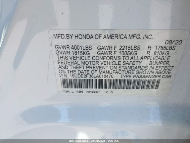 19UDE2F38LA010470 Acura Ilx Standard