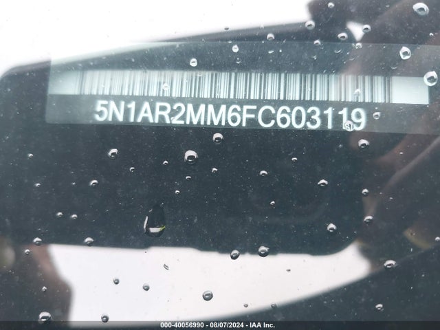 5N1AR2MM6FC603119 Nissan Pathfinder Sl