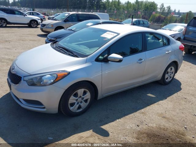KNAFX4A63F5366592 KIA FORTE LX