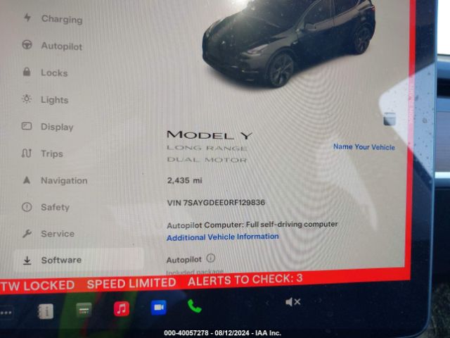 2024 TESLA MODEL Y 7SAYGDEE0RF129836 Photo 6