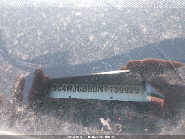3C4NJCBB0NT139929 Jeep Compass Latitude Fwd