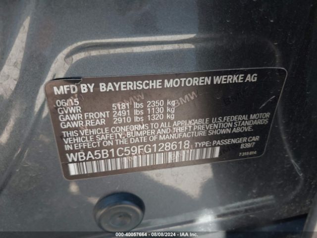 WBA5B1C59FG128618 BMW 535i