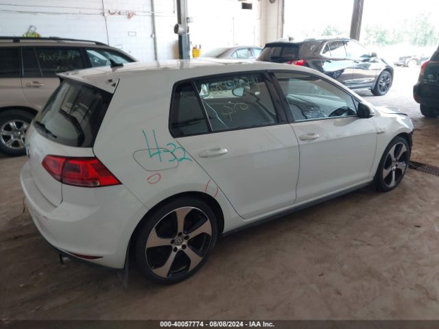 3VW4T7AU4FM015820 Volkswagen Golf Gti 2.0t Se 4-door