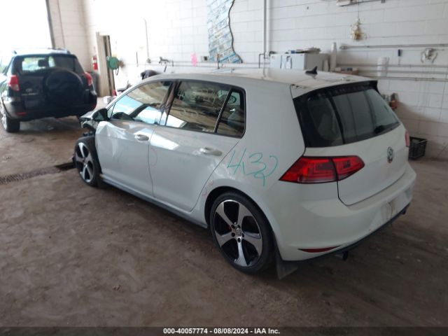 3VW4T7AU4FM015820 Volkswagen Golf Gti 2.0t Se 4-door