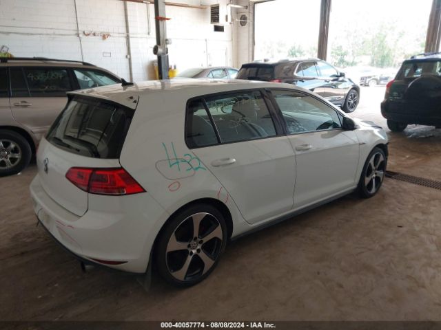 3VW4T7AU4FM015820 Volkswagen Golf Gti 2.0t Se 4-door