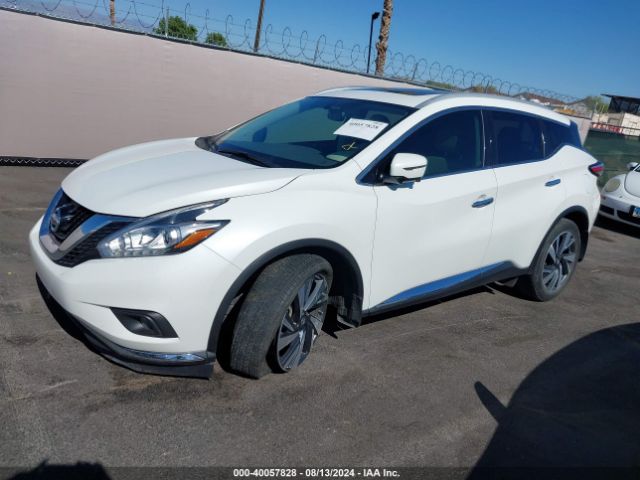 5N1AZ2MH9JN176762 Nissan Murano Platinum