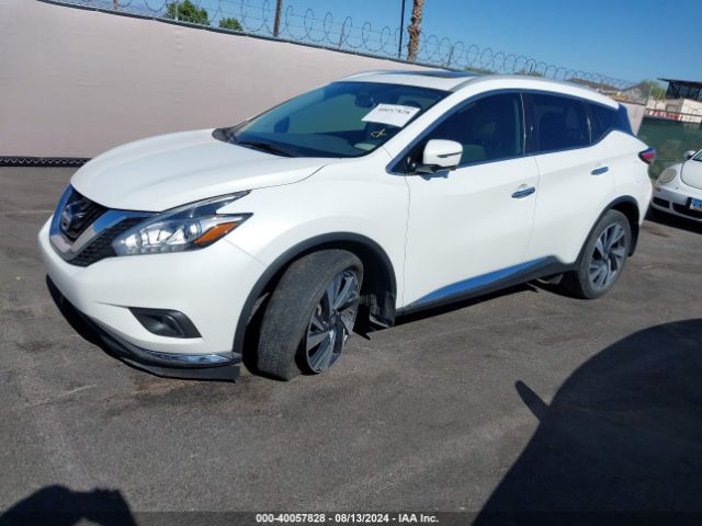 5N1AZ2MH9JN176762 Nissan Murano Platinum