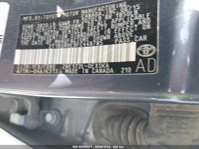 Toyota Corolla S Plus 2015 2T1BURHE9FC448785 Image 9
