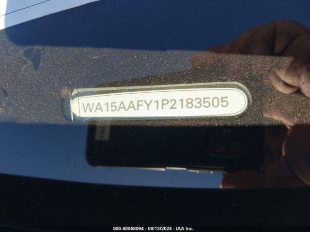 WA15AAFY1P2183505 Audi Q5 Sportback Premium Plus 45 Tfsi S Line Quattro S Tronic