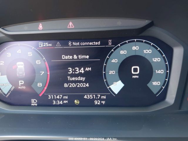 WA1AUCF32N1019012 Audi Q3 Premium 40 Tfsi Quattro Tiptronic