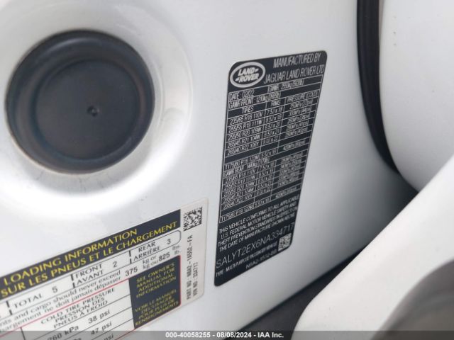 SALYT2EX6NA334717 Land Rover Range Rover Velar P250 R-dynamic S