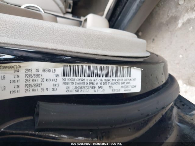 2007 JEEP COMMANDER 1J8HG58297C573837 Photo 8