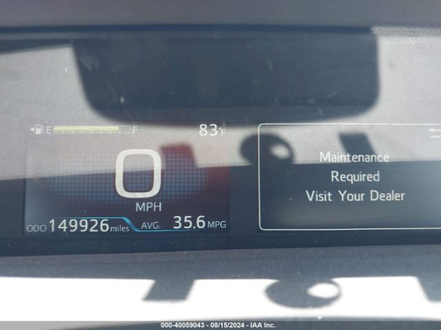 JTDKAMFU8M3133732 Toyota Prius Le