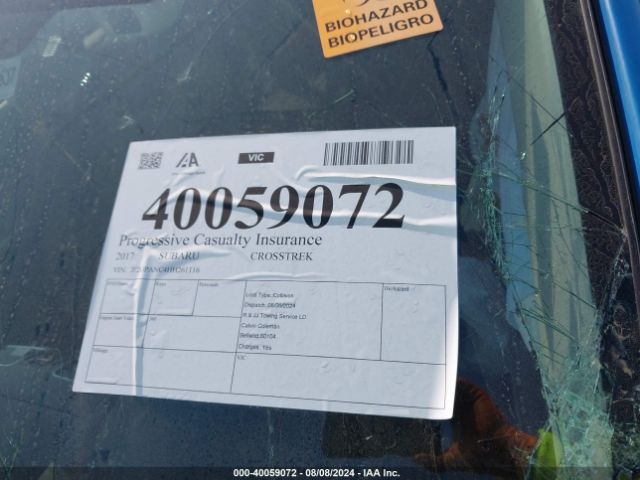JF2GPANC4HH261116 Subaru Crosstrek 2.0i Limited