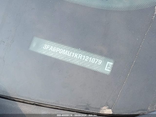 3FA6P0MU1KR121079 Ford Fusion Hybrid Sel