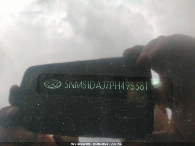 5NMS1DAJ7PH496381 Hyundai Santa Fe Se
