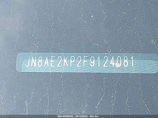 JN8AE2KP2F9124081 Nissan QUEST S