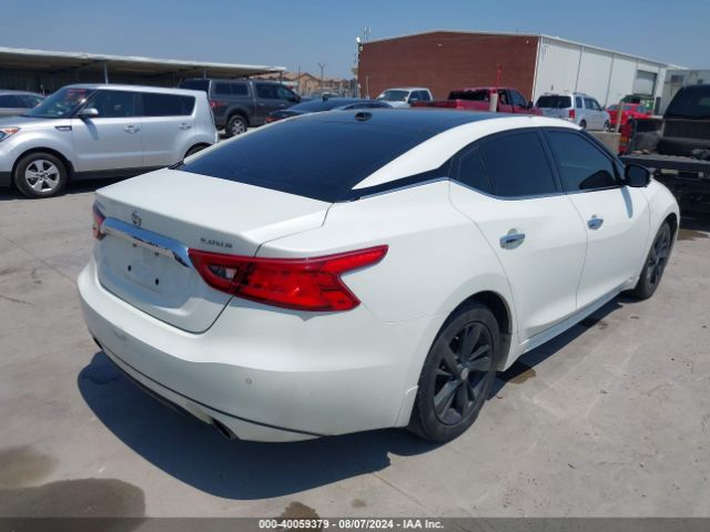 1N4AA6AP6JC404524 Nissan Maxima 3.5 Platinum