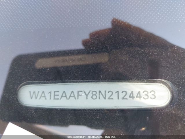 WA1EAAFY8N2124433 Audi Q5 Premium Plus 45 Tfsi S Line Quattro S Tronic