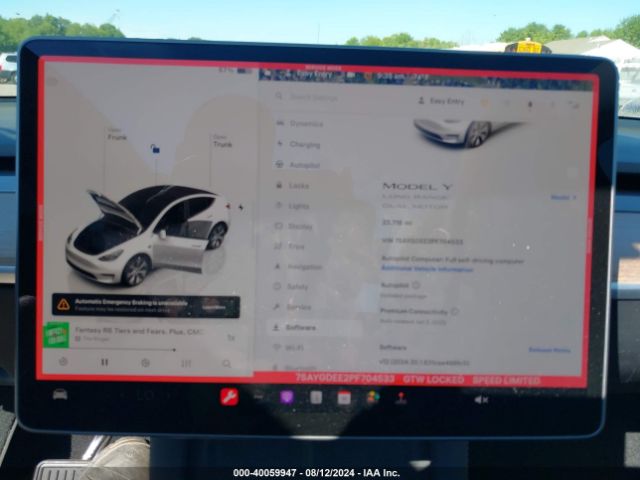 2023 TESLA MODEL Y 7SAYGDEE2PF704533 Photo 6