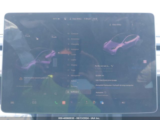 7SAYGDEE3PA110496 Tesla Model Y Awd/long Range Dual Motor All-wheel Drive