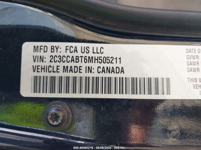 2C3CCABT6MH505211 Chrysler 300 300s