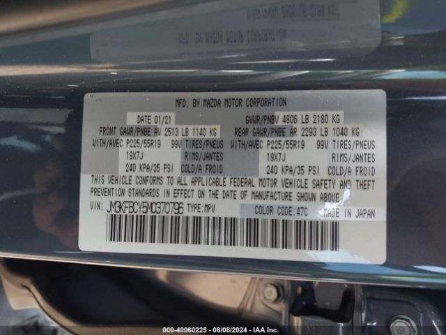 JM3KFBCY5M0370796 Mazda Cx-5 Carbon Edition Turbo