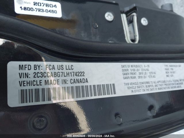2C3CCABG7LH174222 Chrysler 300 300s