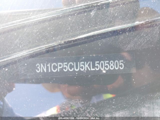3N1CP5CU5KL505805 Nissan KICKS S