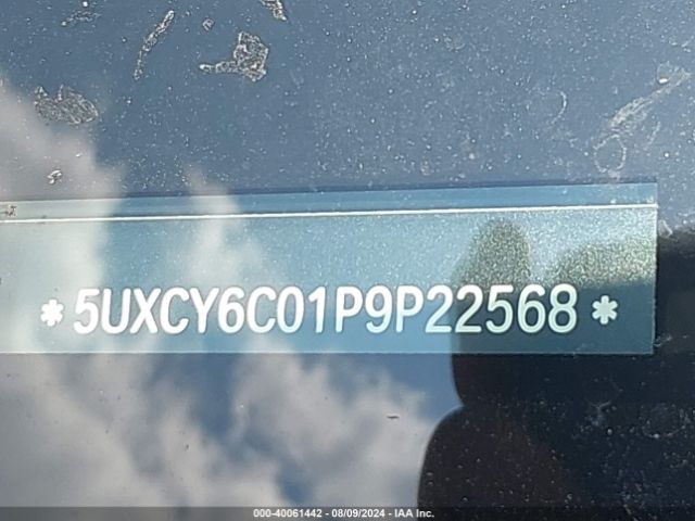 5UXCY6C01P9P22568 BMW X6 Xdrive40i