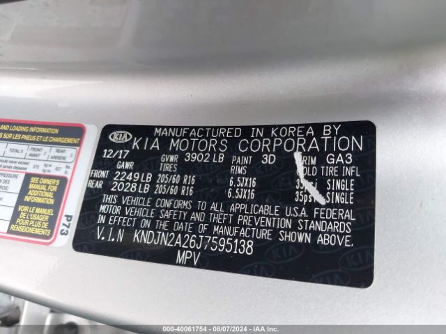 KNDJN2A26J7595138 KIA Soul