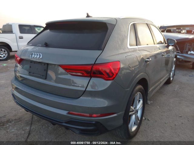 WA1EECF37L1058819 Audi Q3 Premium Plus 45 Tfsi S Line Quattro Tiptronic