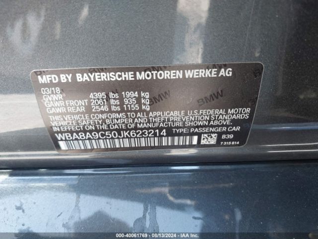 WBA8A9C50JK623214 BMW 320i