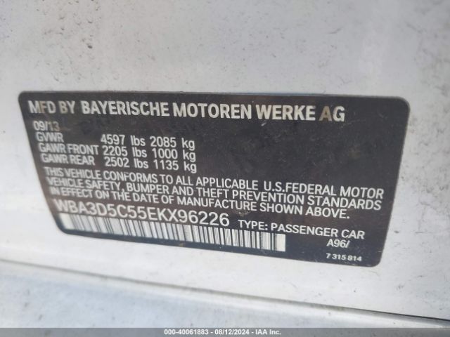 WBA3D5C55EKX96226 BMW 328d Xdrive