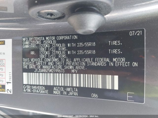 JTJSARBZ5M2199673 Lexus Nx 300 F Sport