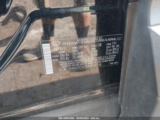 2023 HYUNDAI SANTA FE 5NMS2DAJXPH548728 Photo 8