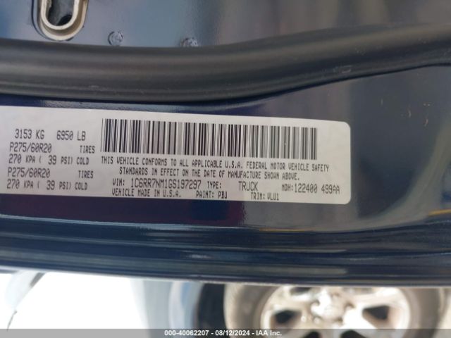 1C6RR7NM1GS197297 RAM 1500 Laramie