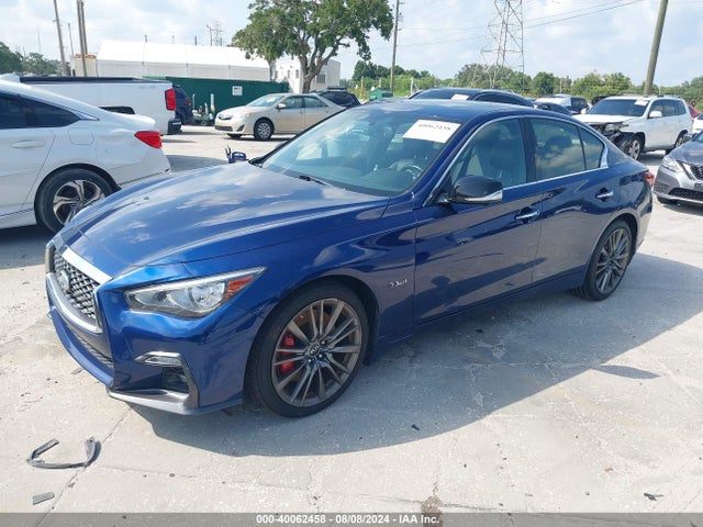 JN1FV7AR2KM800802 Infiniti Q50 3.0t Red Sport 400