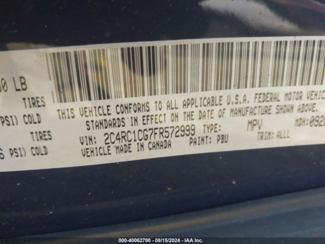 2C4RC1CG7FR572999 Chrysler Town & Country Touring-l