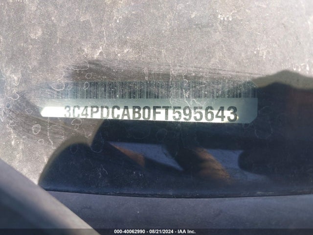 Dodge JOURNEY SE 2015 3C4PDCAB0FT595643 Image 9