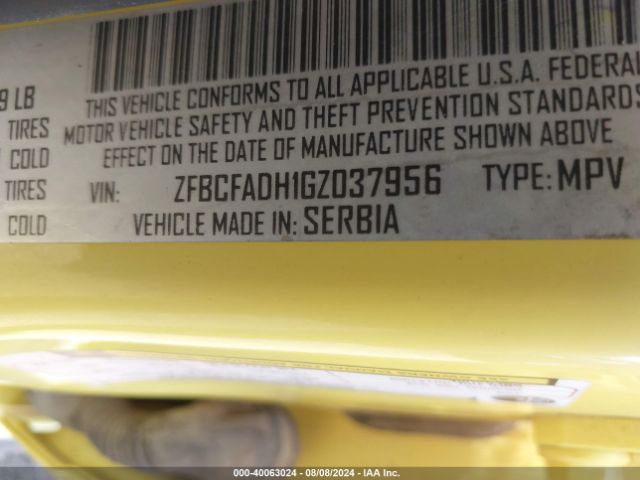 ZFBCFADH1GZ037956 Fiat 500L TREKKING