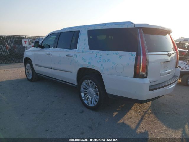 1GYS3KKJ3KR178009 Cadillac Escalade Esv Platinum