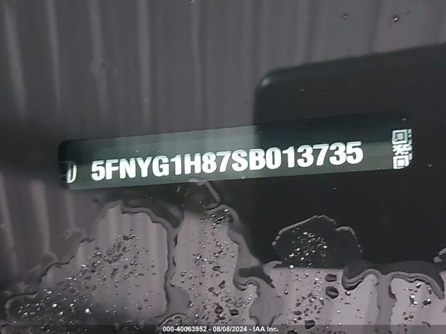 Honda Pilot Awd Elite 2025 5FNYG1H87SB013735 Image 9