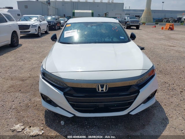 40064086 :رقم المزاد ، 1HGCV1F39NA063896 vin ، 2022 Honda Accord Sport مزاد بيع