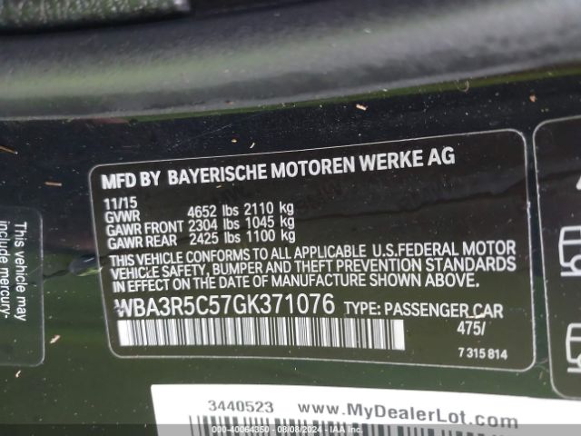 WBA3R5C57GK371076 BMW 435i Xdrive