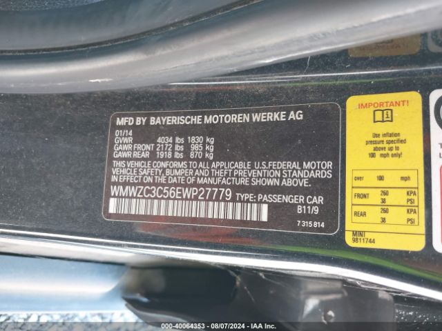 WMWZC3C56EWP27779 Mini Countryman Cooper S